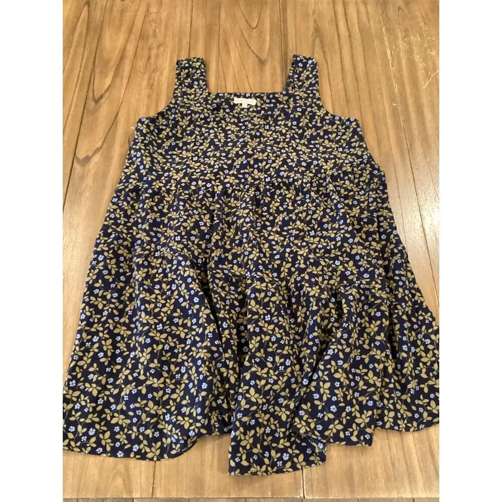 Moon River Strappy Floral Printed Tiered Mini Sleeveless Swing Dress Lined Large - Image 3