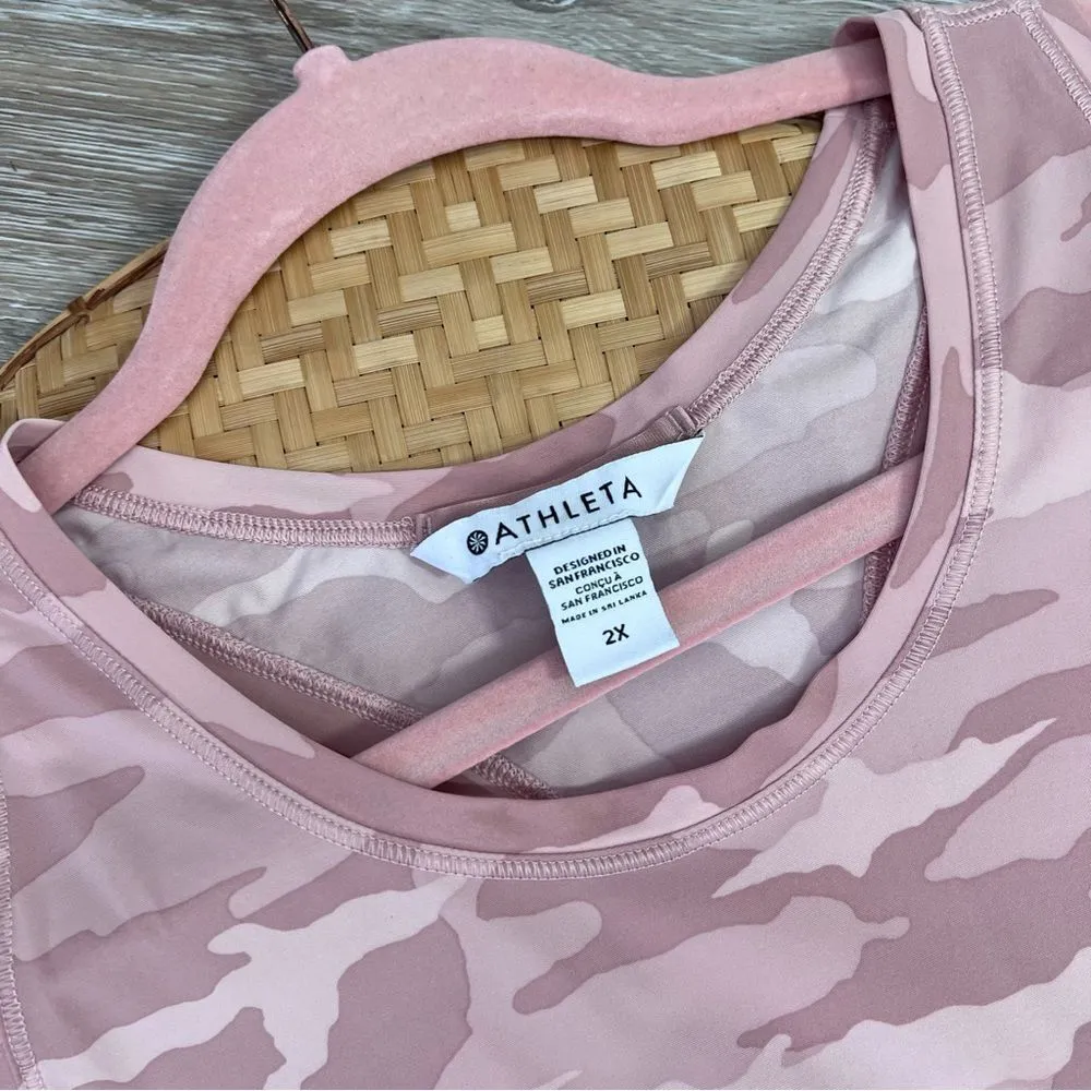 Athleta ultimate train‎ tank in pink camo - Image 3