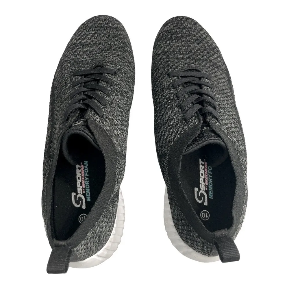 Skechers S Sport Lace Up Walking
Athletic Shoe Womens Size 10 Dark Gray White - Image 9