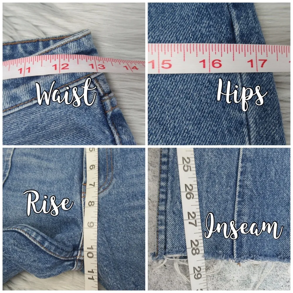 REFORMATION Seamed Jean Celtic Wash Raw Hem Cropped Ankle Women’s Size 24 - Image 11