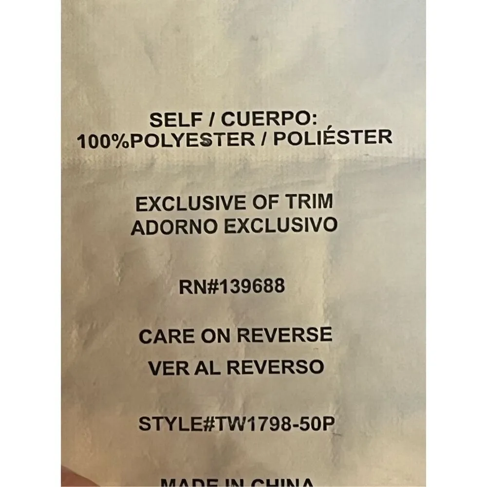 Taylor & Sage Cardigan Sheer Top Women's Small Boho Floral (3836) - Image 4