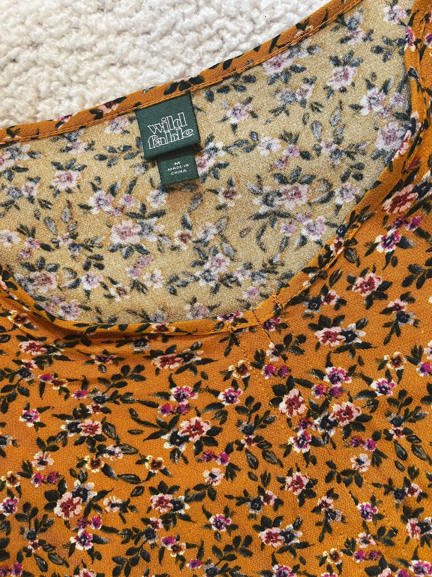 Floral Crop Long Sleeved Top - Image 2