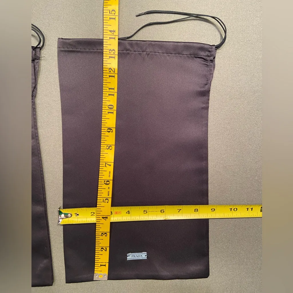 Prada Shoe Dust Bag Cover, Dark Blue,‎ Discrete Prada Label - Image 4