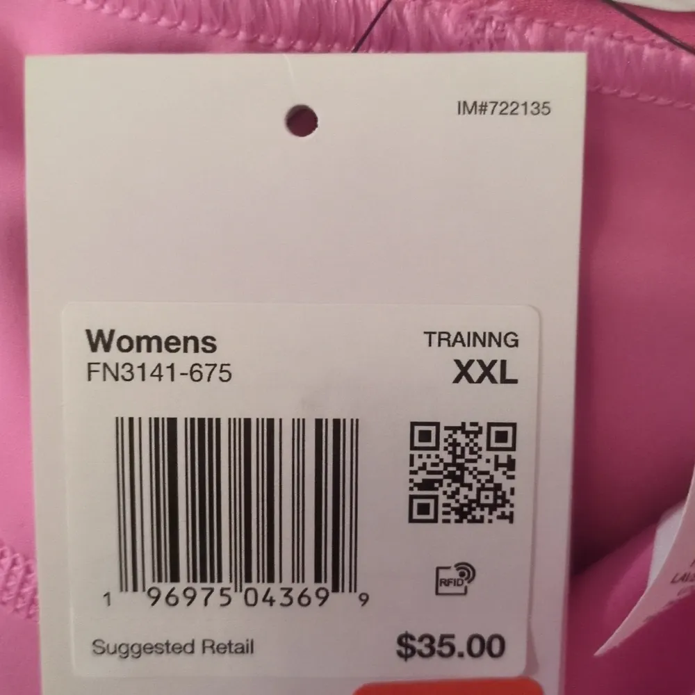 Nike pro pink tight fit bike shorts size XXL - Image 2