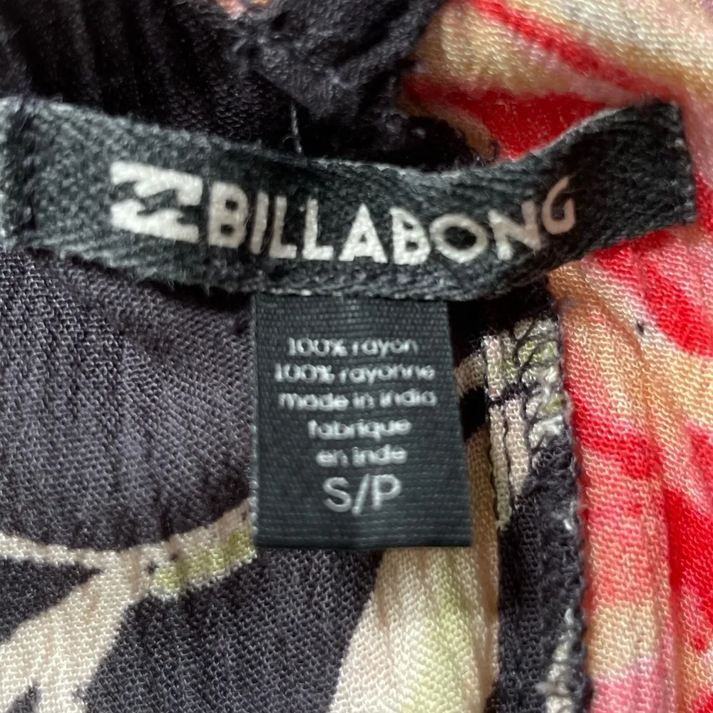 Billabong 70’s Style Floral Black Corset Back Festival Concert Comfy Dress - Image 11