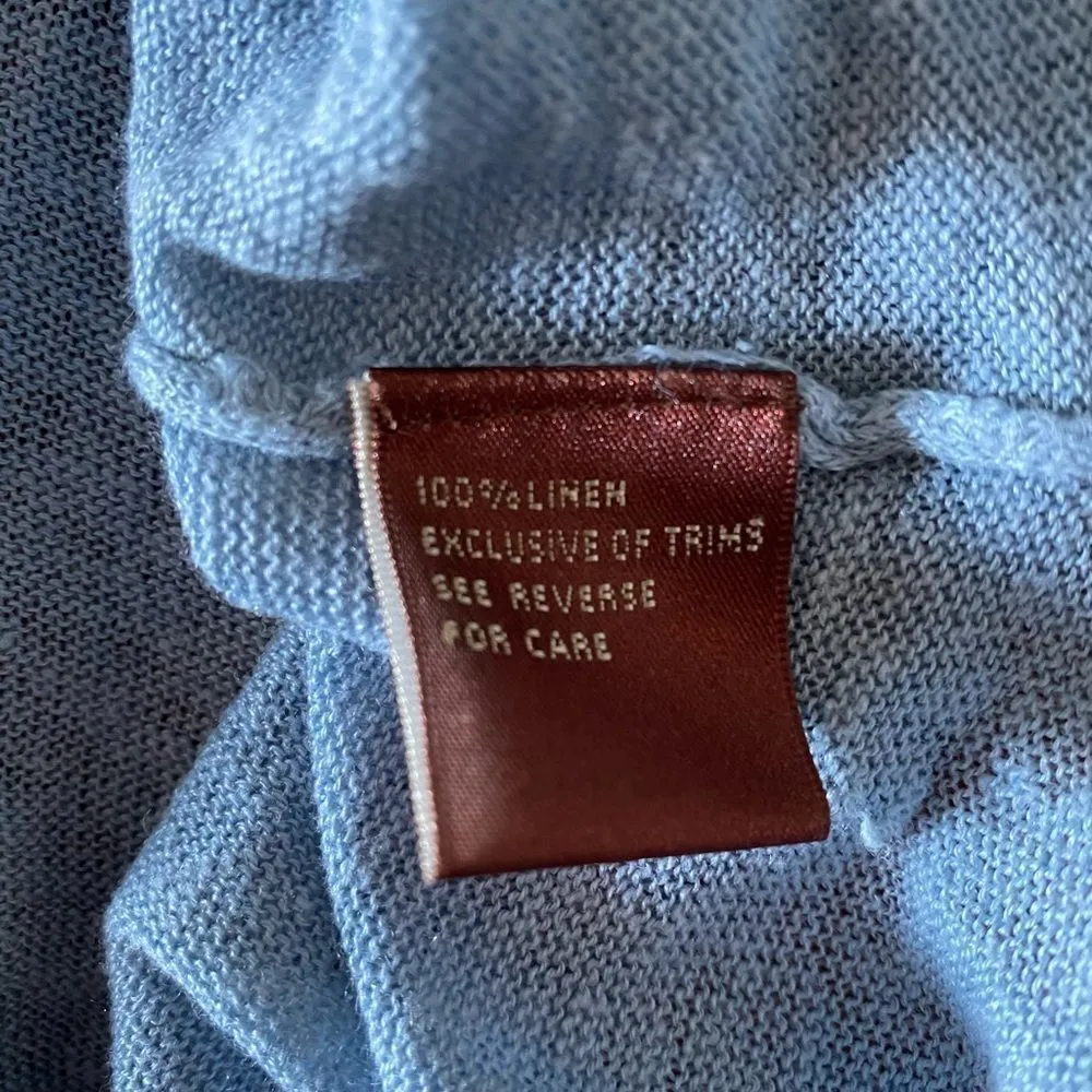 525‎ America Revolve Linen Cold Shoulder Sweater Size XS - Image 7