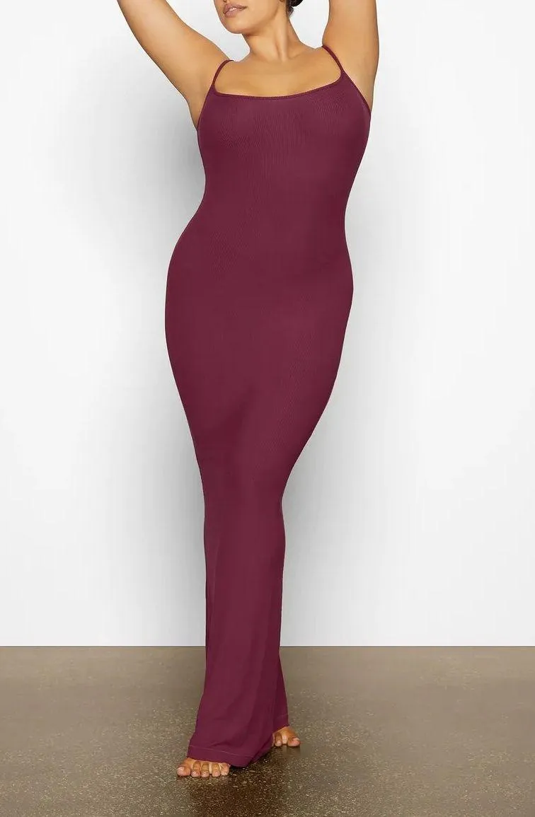 SKIMS Wine Dress - Image 2