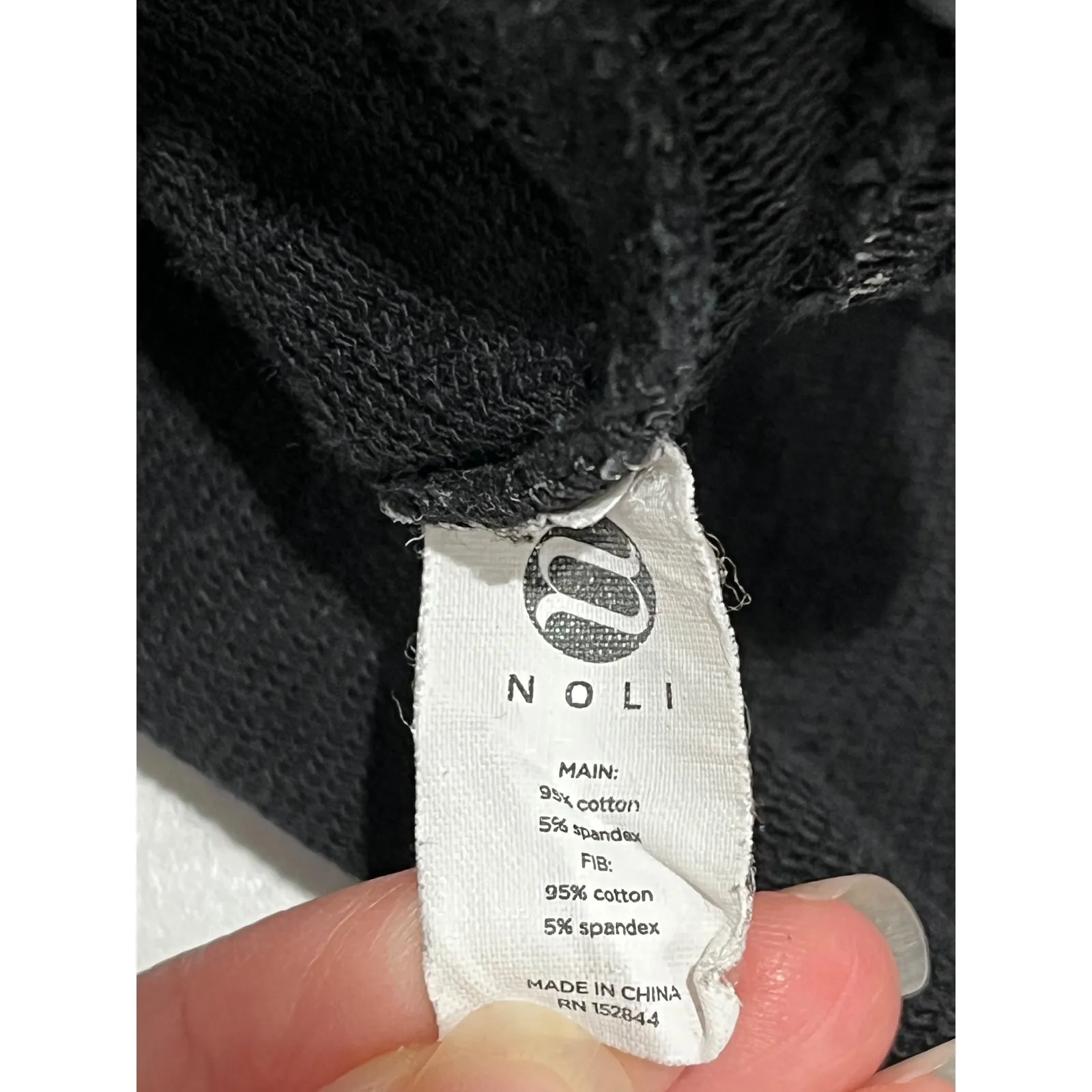 Noli Tie Dye Cropped Sweatshirt Long Sleeve Athleisure Top Size S - Image 8