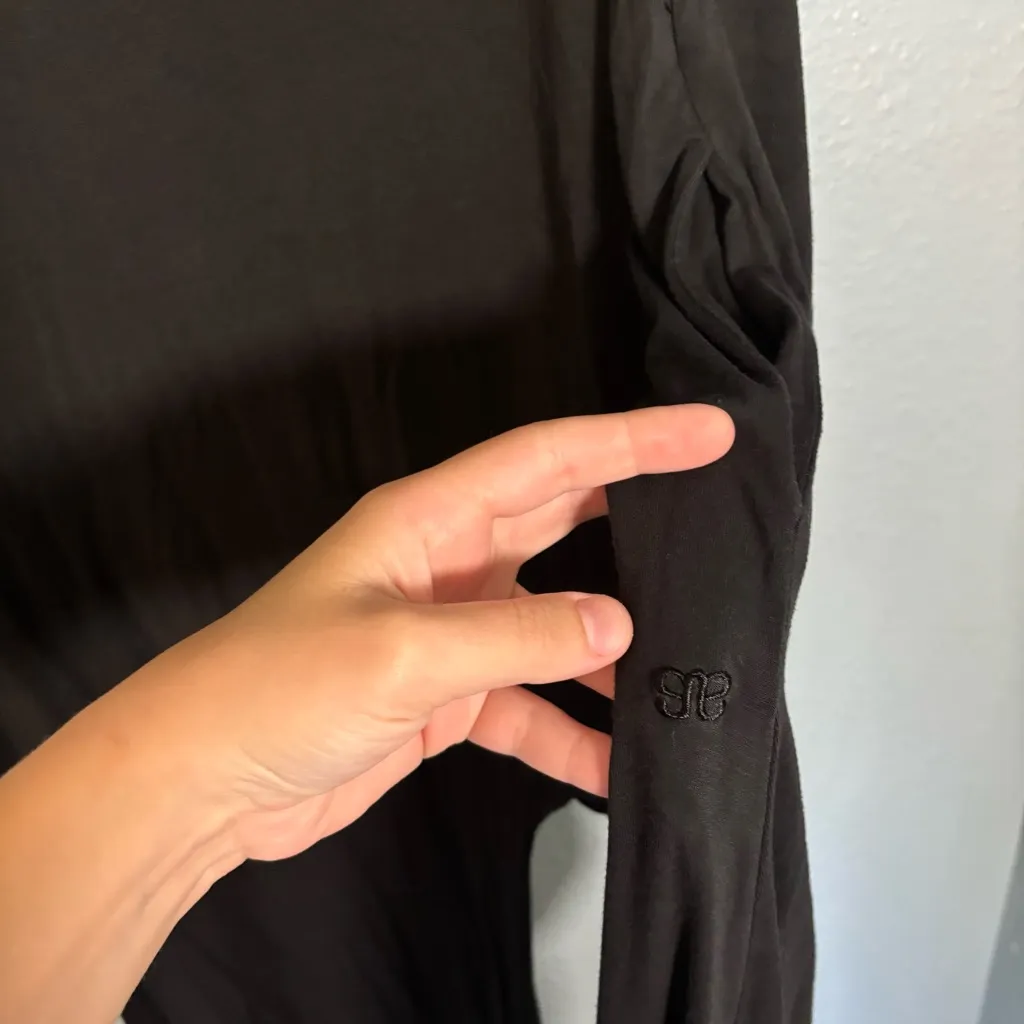 Albion Yes Please Black Sleeveless Wide Leg Jumpsuit‎ Drop Crotch - Image 7