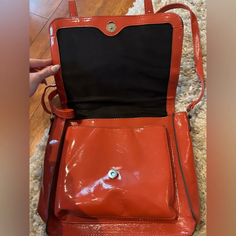 Mossimo Satchel Bag Orange - Image 3