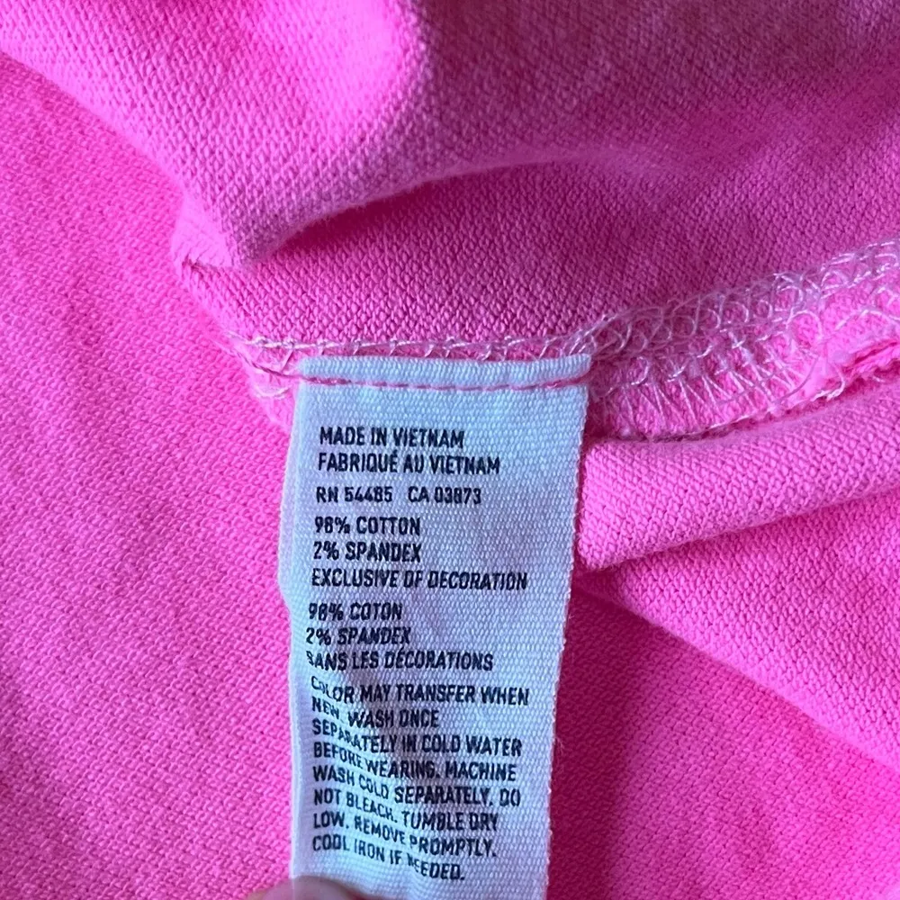 American Eagle Outfitters Pink Polo Shirt Size Medium - Image 2