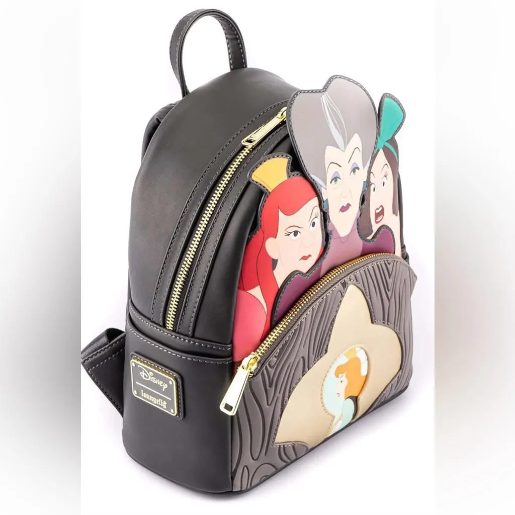 Loungefly Disney Villains Scene Evil Stepmother and Stepsisters Mini Backpack - Image 8