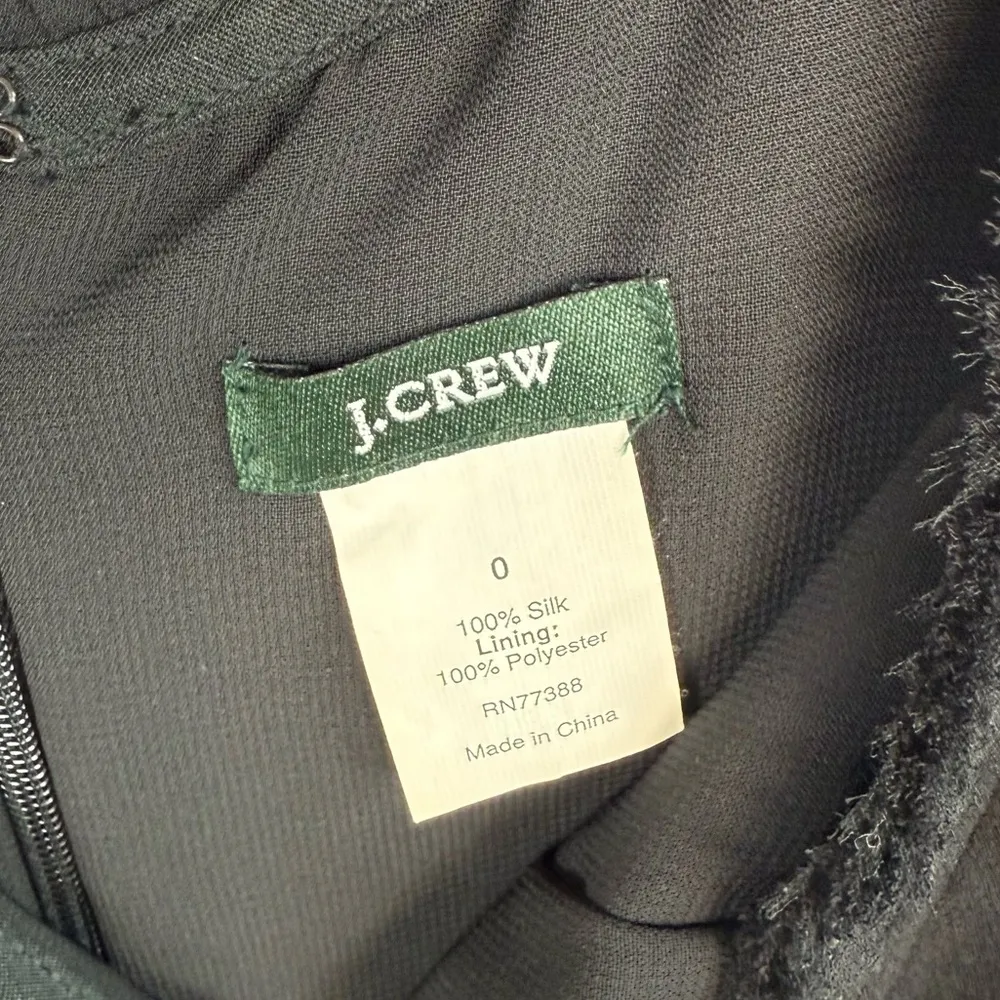 J.Crew Black Pleated Trim Sheath Dress - Image 7