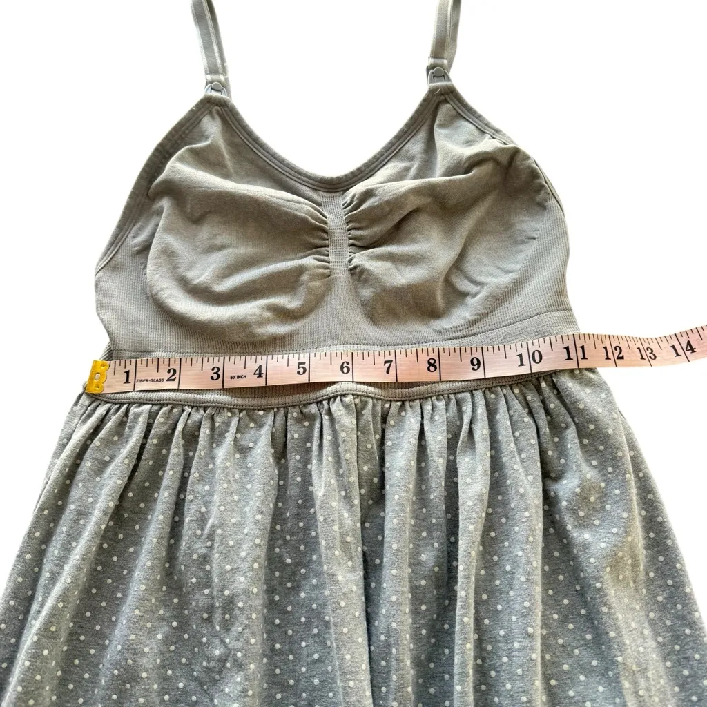 Motherhood Bundle of 2 Maternity Casual‎ Dresses Breastfeeding Gray Pink Small S - Image 9