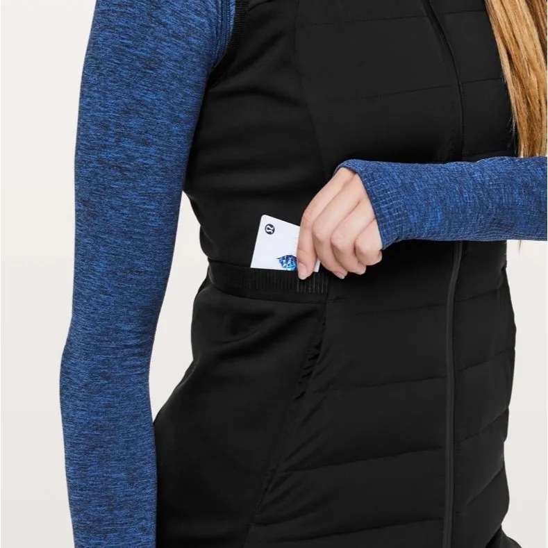 Lululemon Down For It All Vest Black Size 2 NWT 2018 Edition 700-Fill Primaloft - Image 6