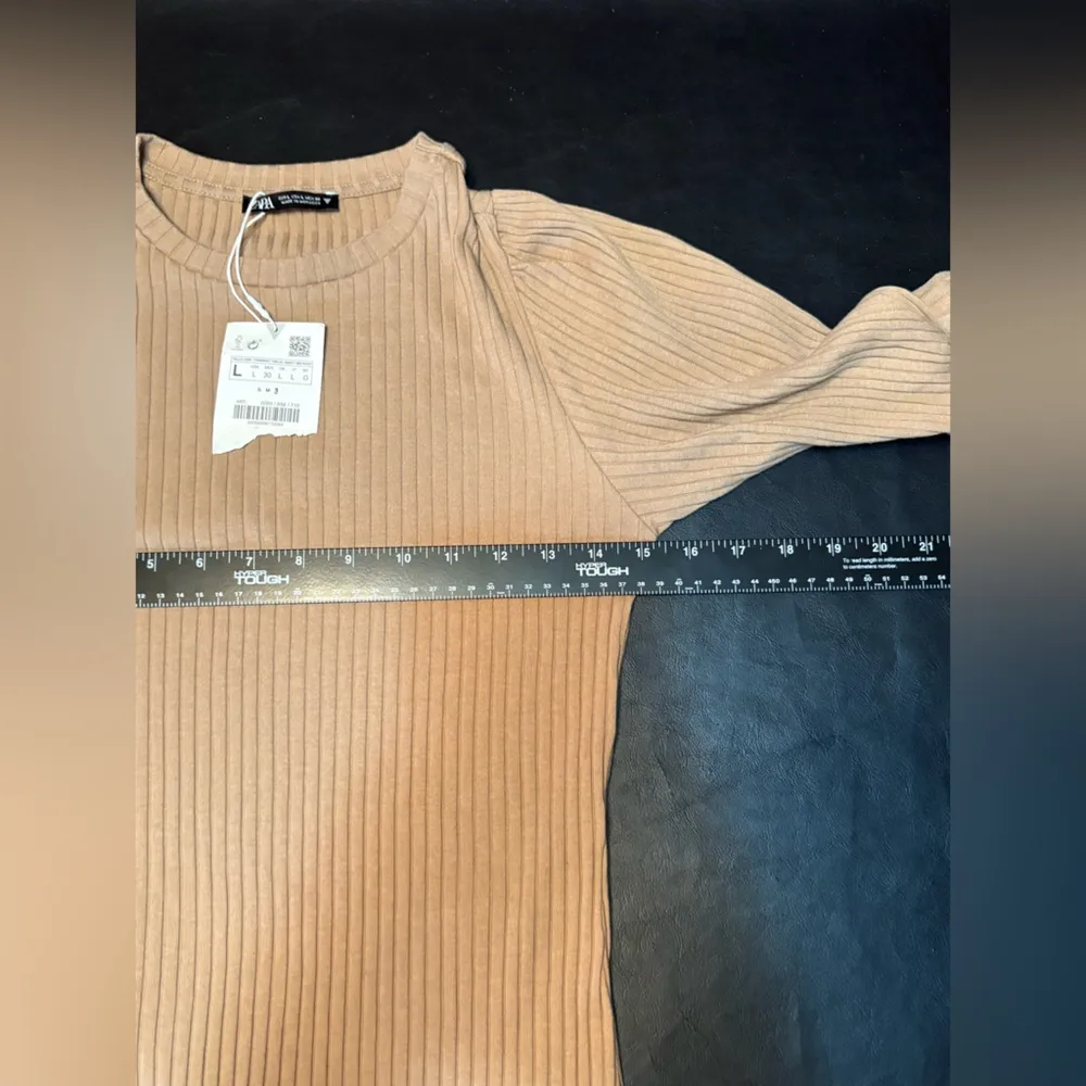 Zara ribbed cotton dress NWT size Large - Image 9