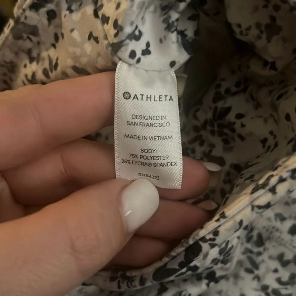 ✨Athleta Women Sandstone Stash Pocket Salutation Sz XS Tight Powervita✨ - Image 6