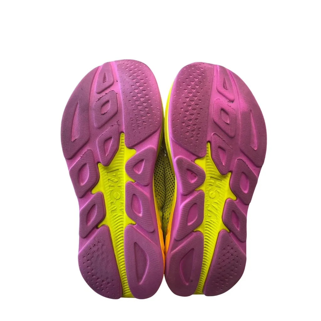 Hoka One Rincon 4 Womens yellow black Running Shoes sneakers Size 9B SKU 9115 - Image 5