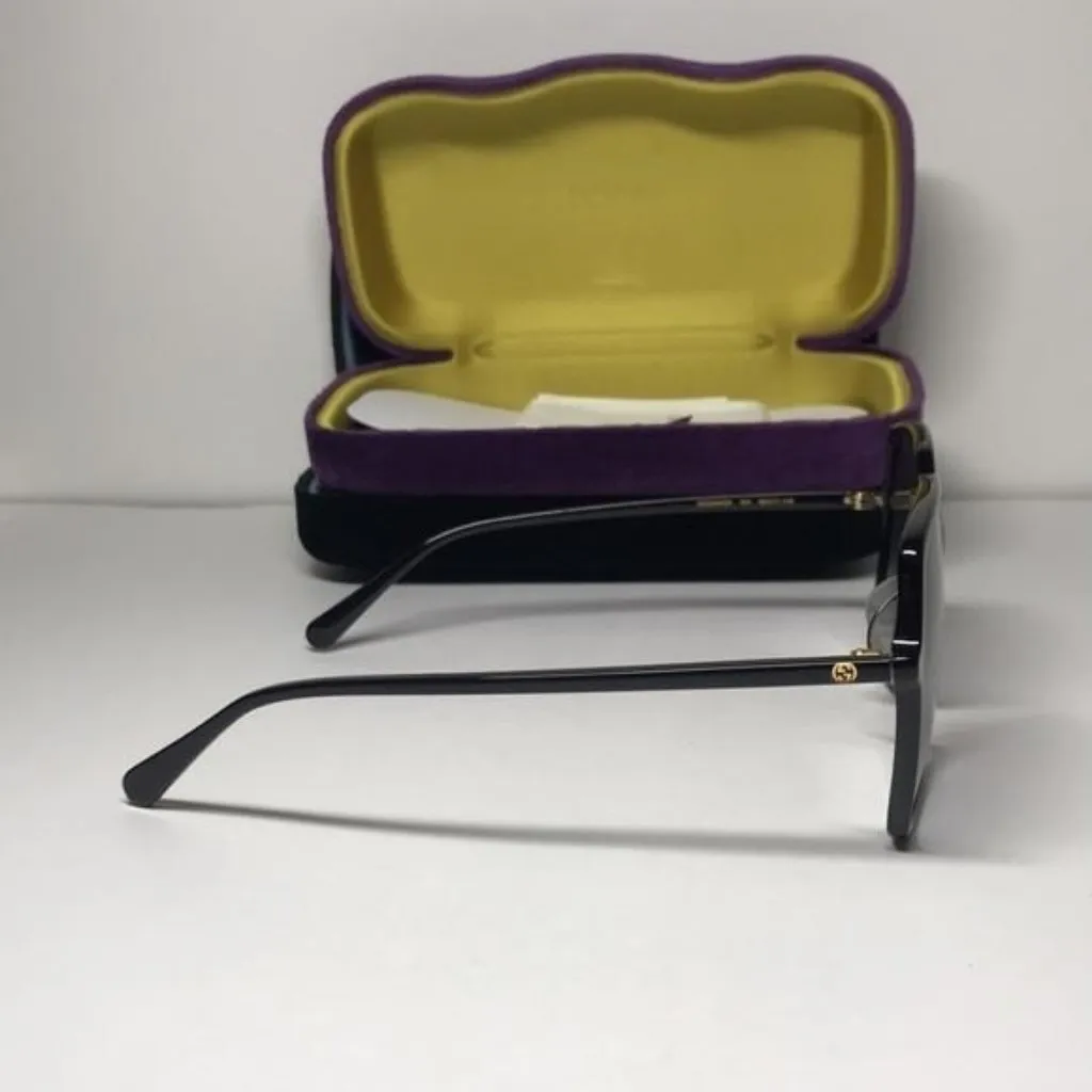 New Authentic Gucci GG0544S 001 Oversized Rectangle Sunglasses - Image 11