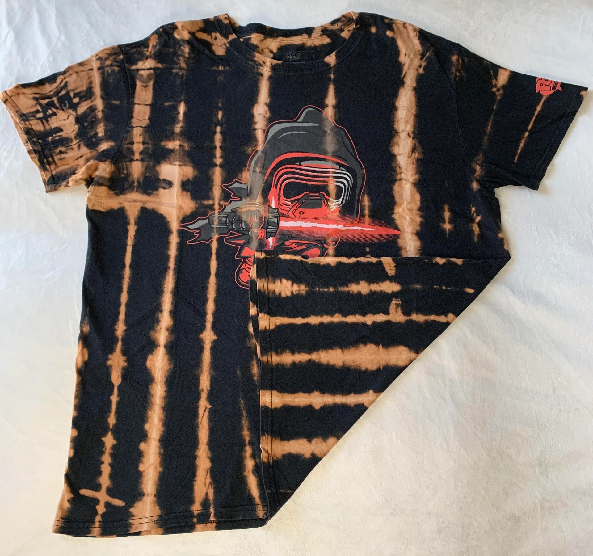 POP Tees • Star Wars The Force Awakens Custom Black T Shirt / One Of A Kind Piece ⚡️ Size L - Image 3