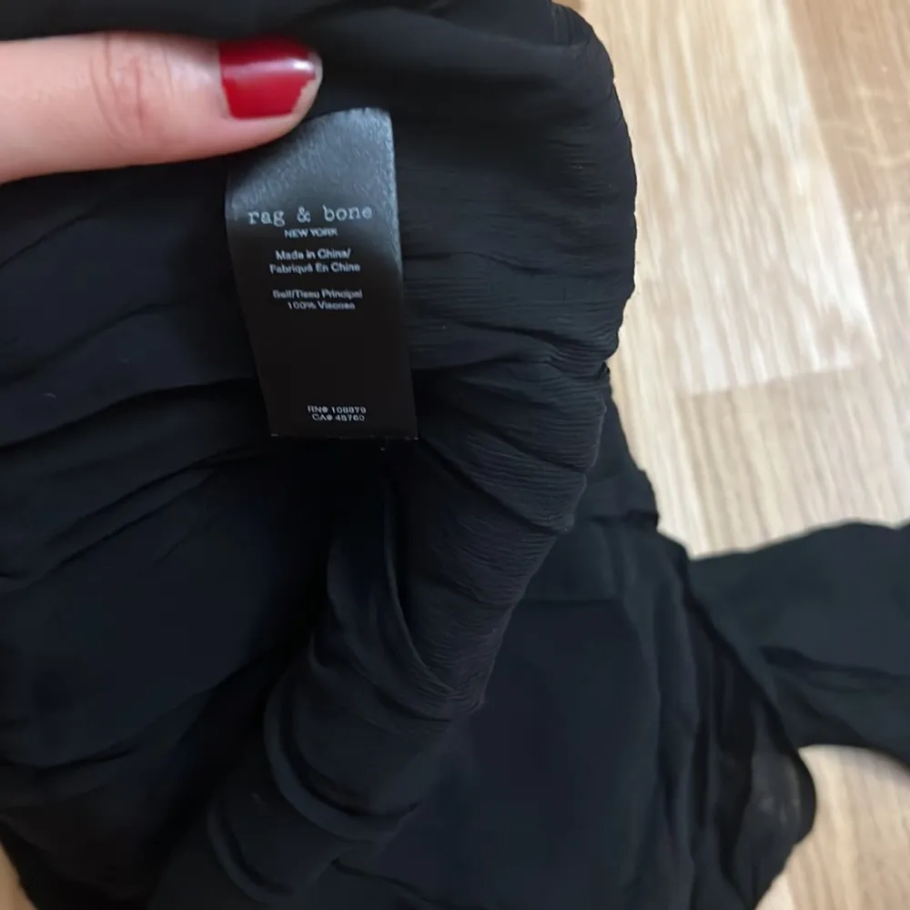 NWT Rag & Bone black shelly shirt - Image 4