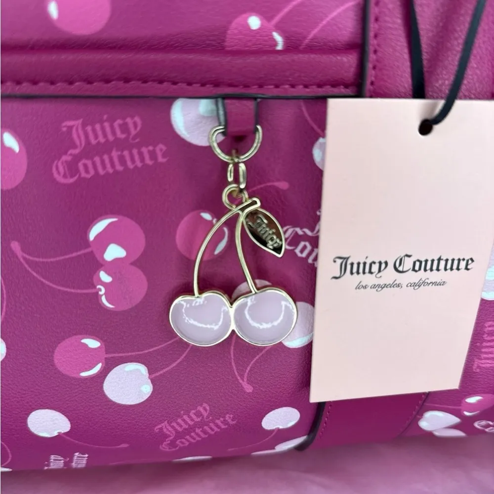 New Juicy Couture Cherry On Top Weekender Duffle Bag - Image 3