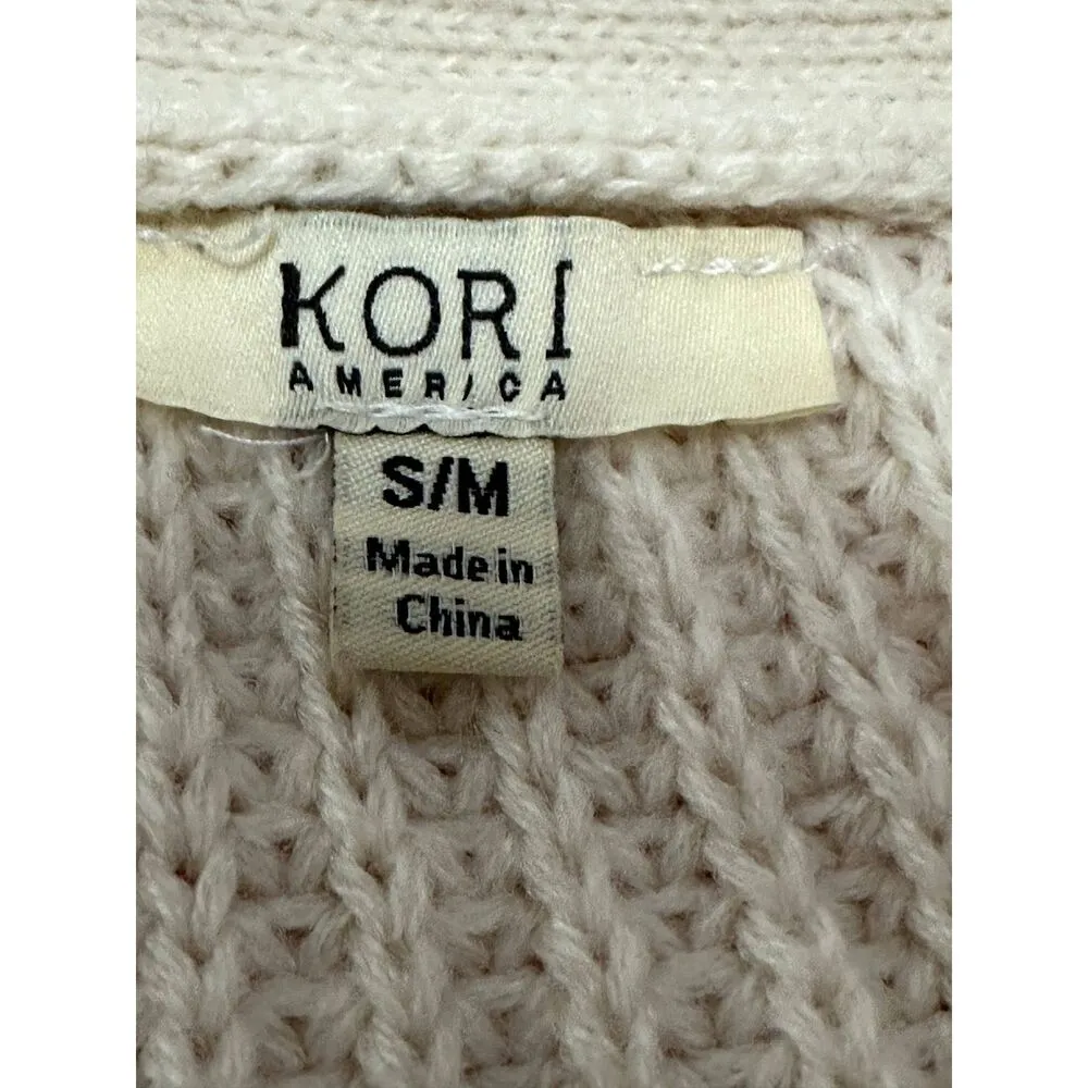 Kori America Cardigan Sweater with pouched sleeves Size S/M - Image 3