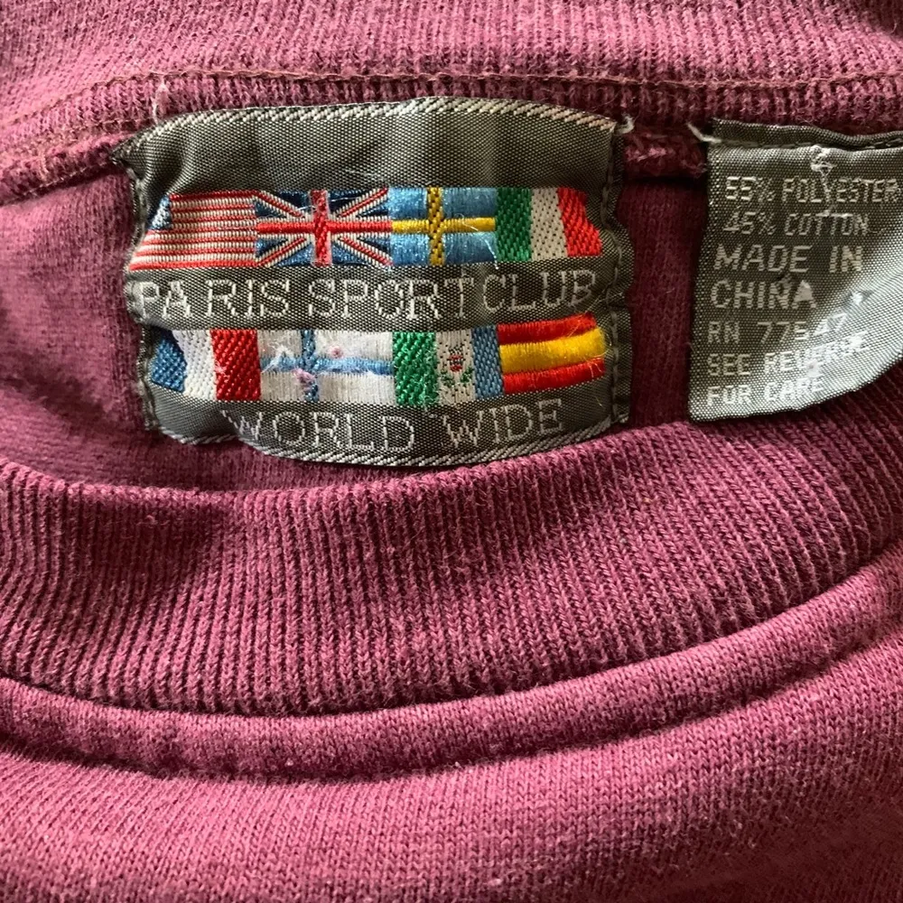 Vintage Betty Boop Paris Sport Worldwide Sweatshirt - Image 3