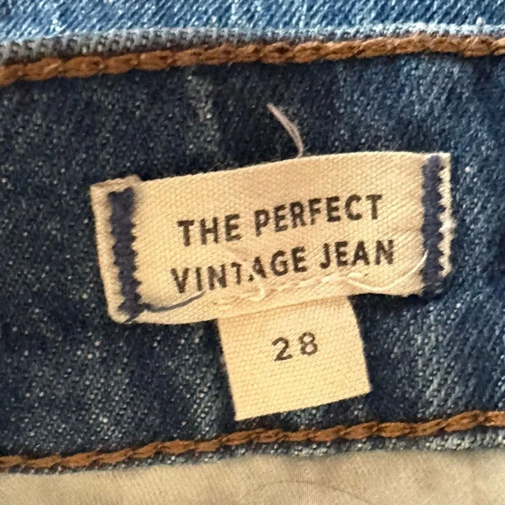 Madewell The Perfect Vintage Jean in Haight Wash Size 28 - Image 6