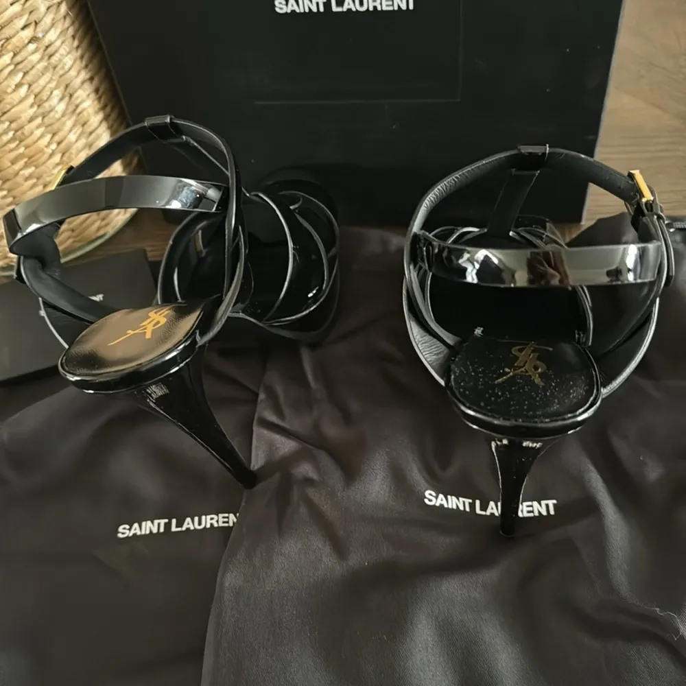 Saint Laurent Tribute T-Strap Platform Sandal, 38.5 EU/8.5US, Brand new, $1,150 - Image 10