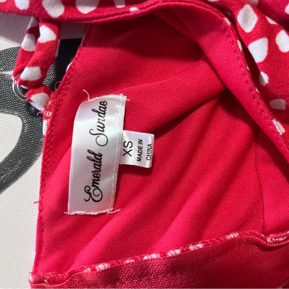 Emerald Sundae One Piece Layered Skirt/Shorts Dress. Size XS. Like New! - Image 5