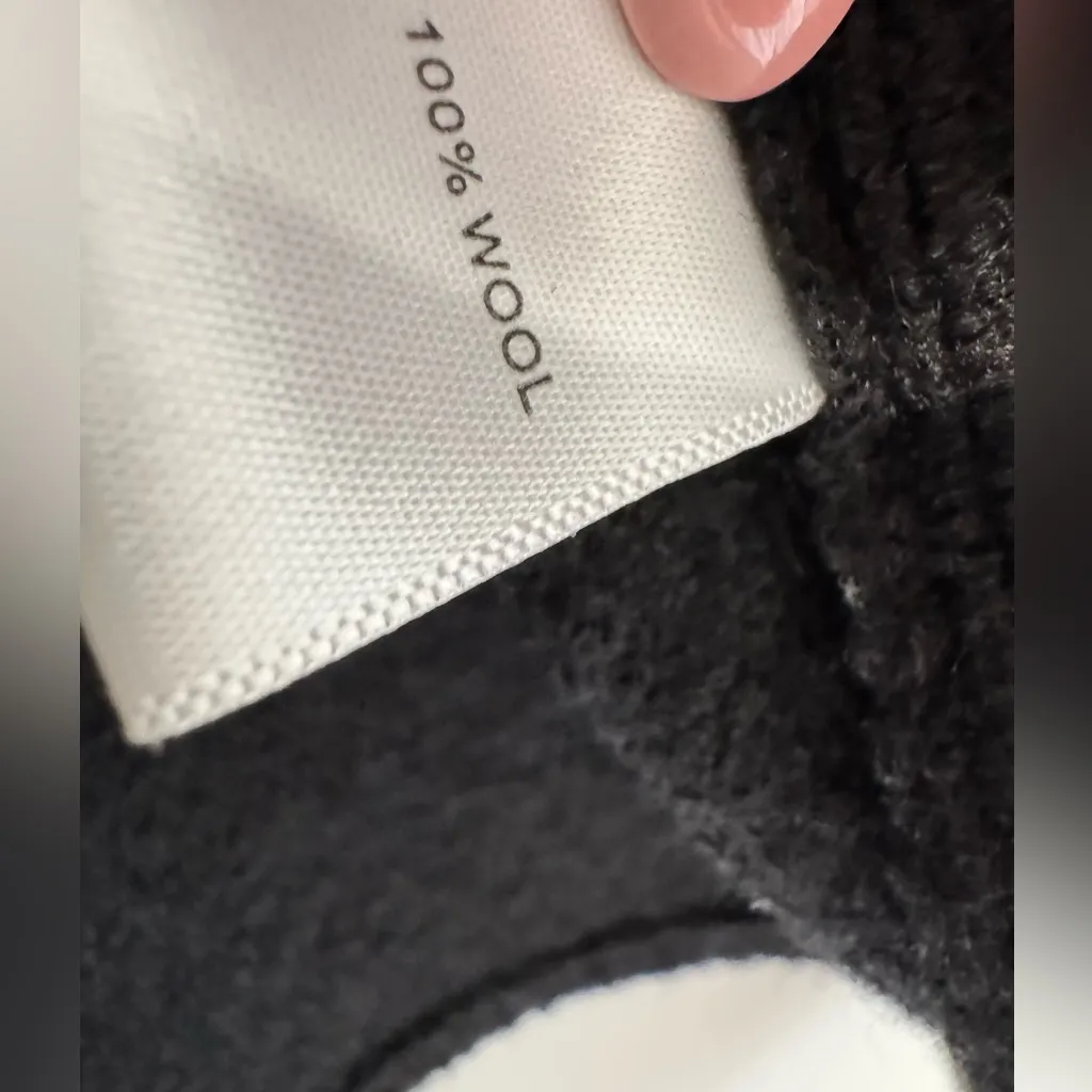 Merino Saks Fifth Avenue Midnight Black Jacket wool sz XL - Image 12