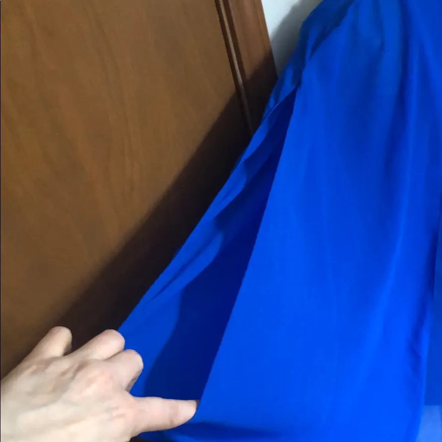 Gianni Bini royal blue unique blouse - Image 8