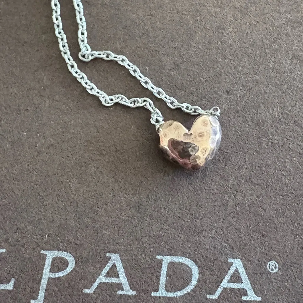 Silpada Sterling Silver and Cooper Heart Necklace - Image 4