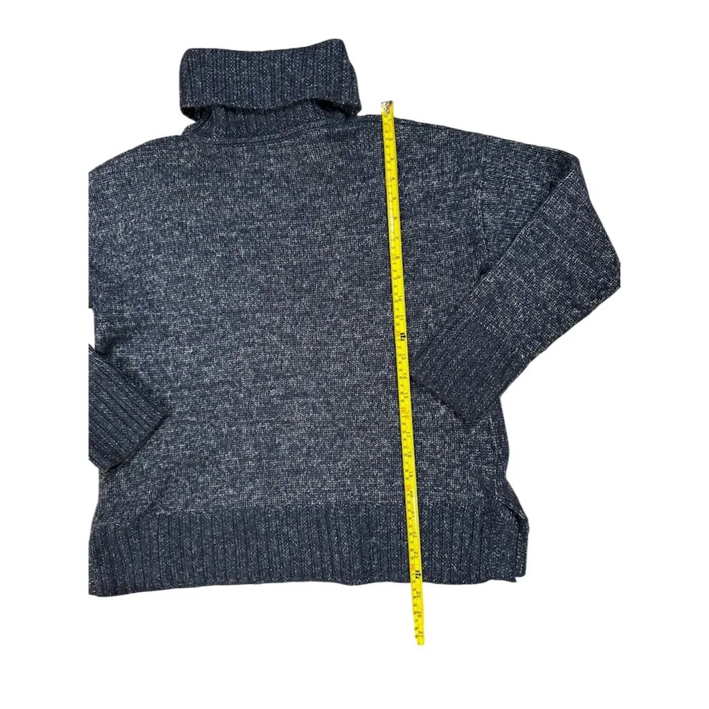 Banana Republic Women's Gray Turtleneck Sweater Size S Long Sleeve - Image 3