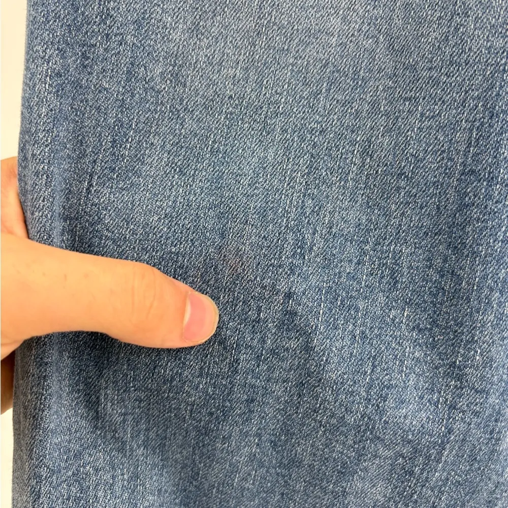 Judy blue straight leg blue jeans tummy control knee distress ripped size 25 - Image 15