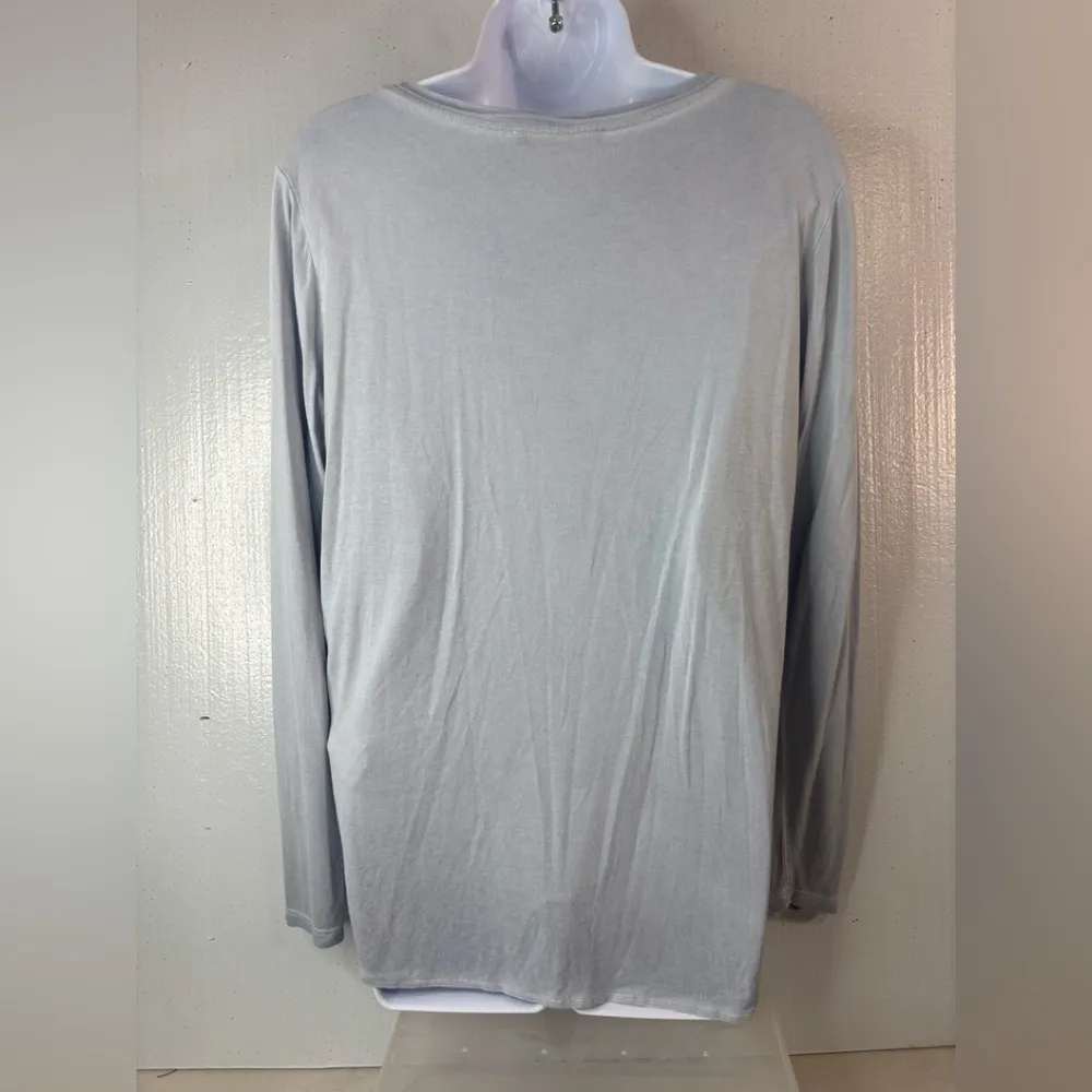 Brax L Long Sleeved Cloud Blue Women's Top Size L - Image 5