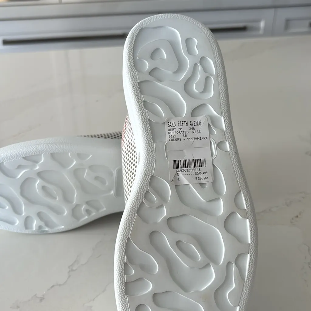 Alexander McQueen oversized dotted cut out sneakers - Image 6