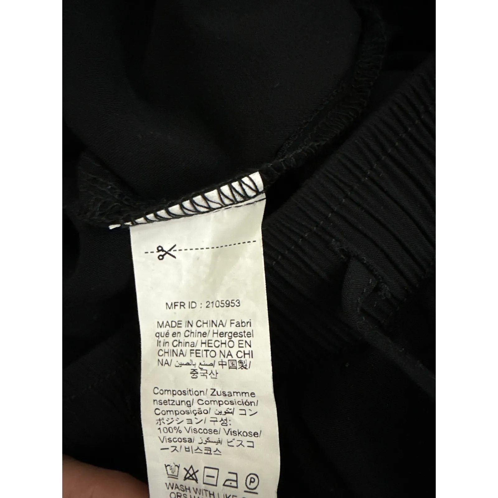 SHEIN Wide Leg High Waist Boho Casual Loungewear Linen Pants Size Women's 6 - Image 4