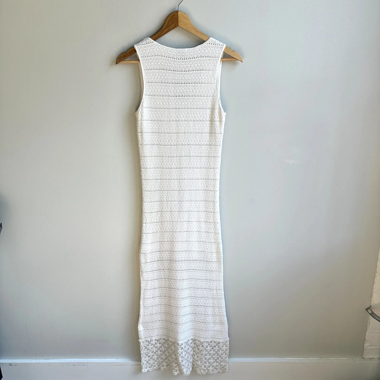ASOS Crochet Knit Maxi Dress Sz 6 - Image 4