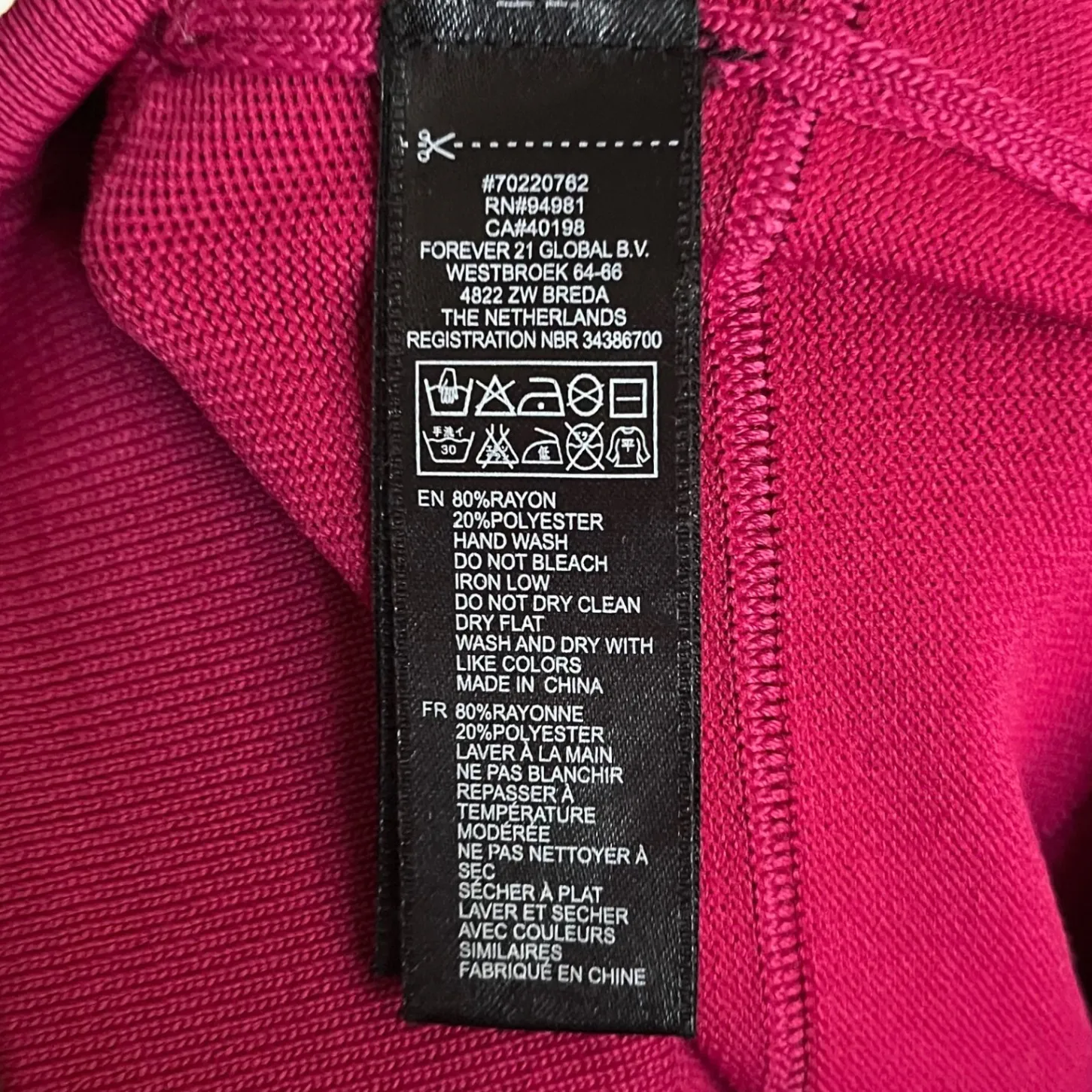 Forever 21 Pink Bandage Skirt‎ Womens Small Fitted Bodycon Knit Casual Going Out - Image 6