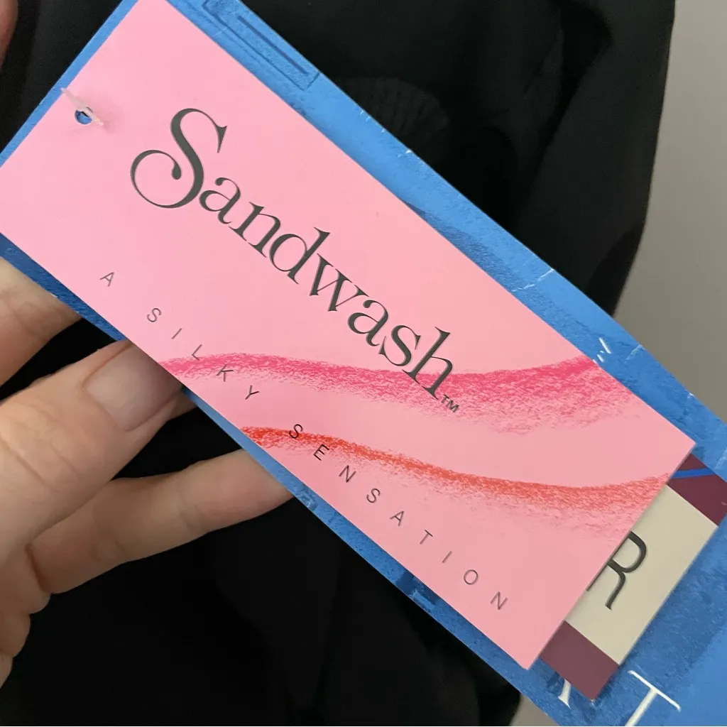 Nurse Mates Cardigan Lightweight Pockets Microdenier Silky Stretch Fabric Black - Image 9