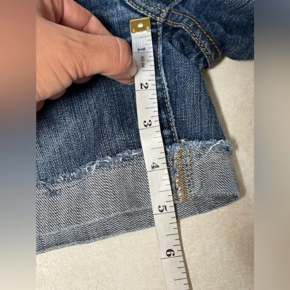 Lucky Brand Women’s Riley Cut off Denim Shorts Size 28 - Image 9