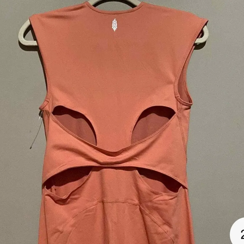 Free people movement twilight one piece jumpsuit size medium Pink - Image 3