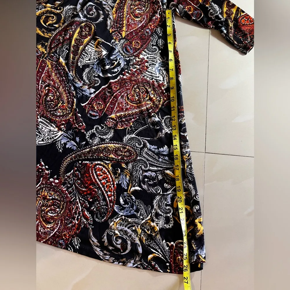 Simply Southern Casual Floral Dress Pink White Pom Pom‎ Hem Elastic Neck Sz S - Image 11