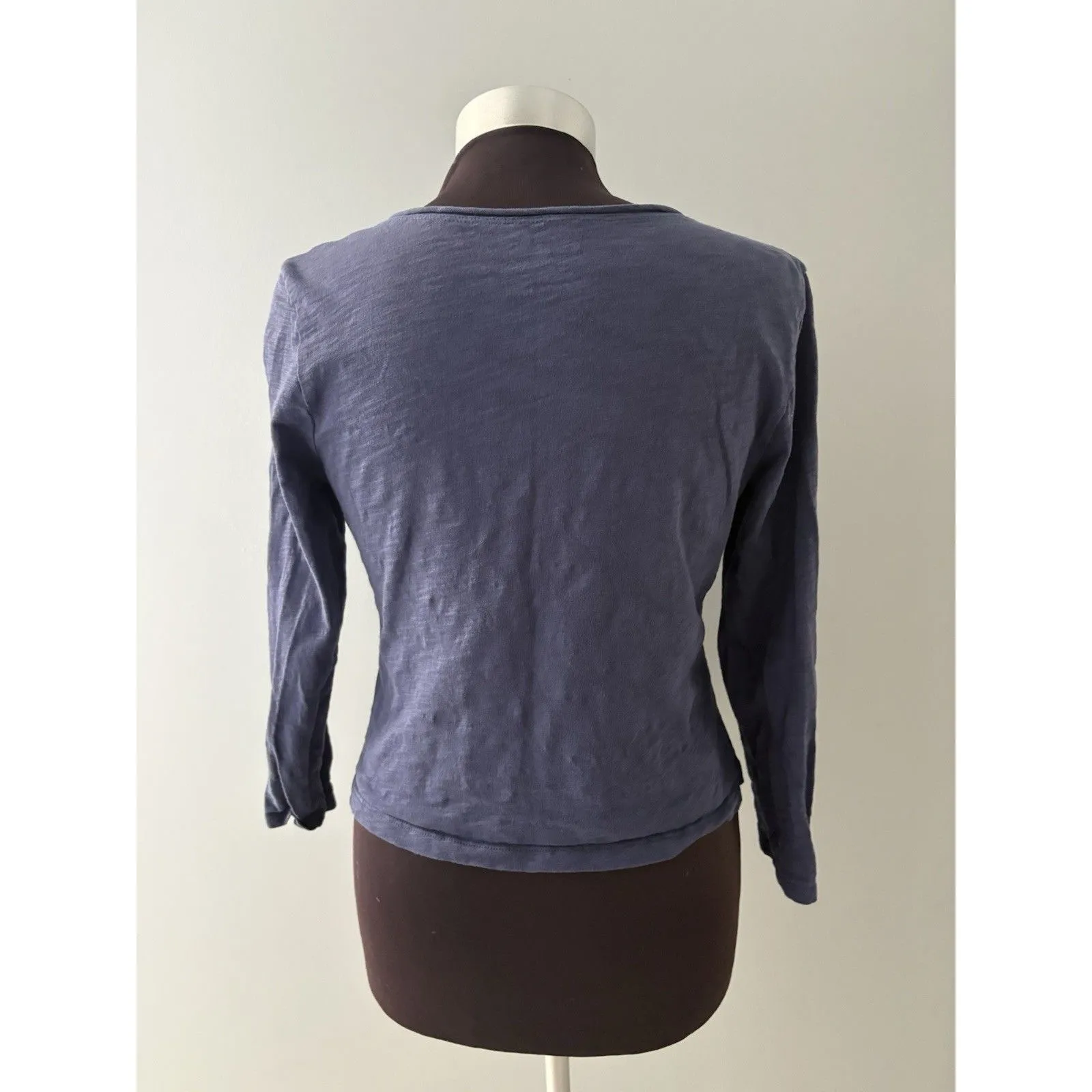 Escape by Habitat Clothes XS Blue Easy Jacket Lagenlook Lightweight Ovsz Shrug - Image 3