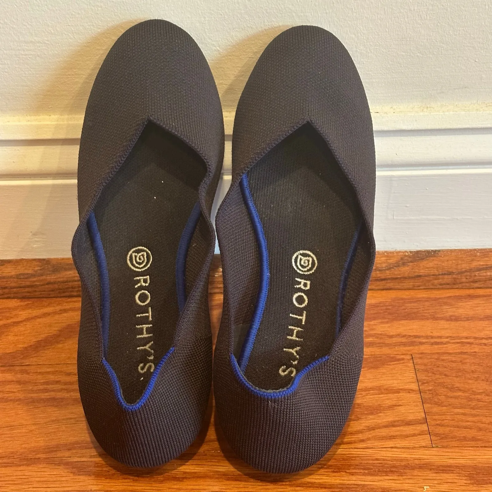 Rothy's Navy Blue Flats sz 10 - Image 5