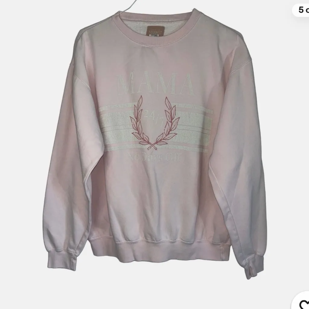 Show Me Your Mumu Pink 'MAMA' Stanley Sweatshirt - Image 4
