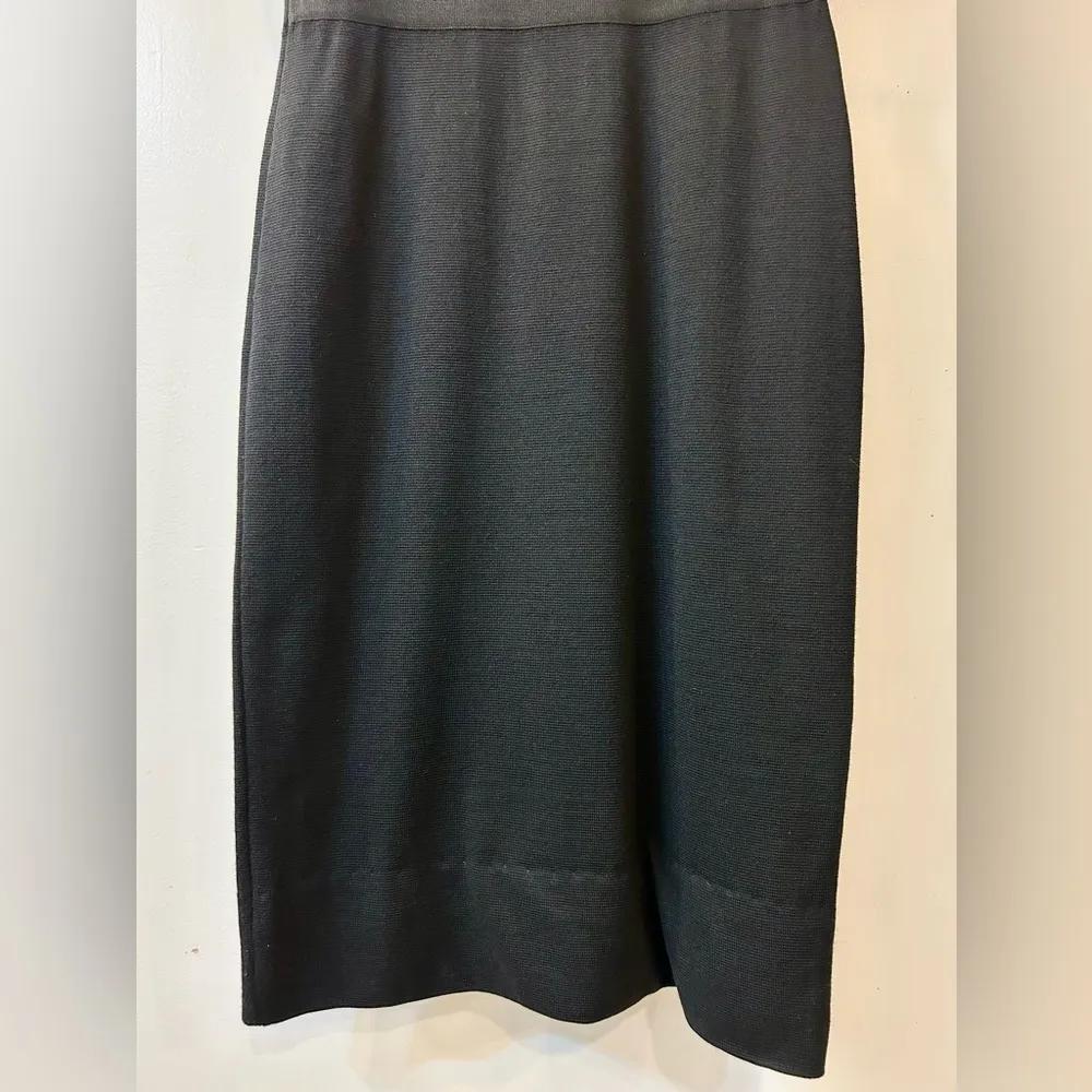 Vintage Goldworm Silk/Virgin Wool Blend Knit Dress Black Size undefined - Image 7