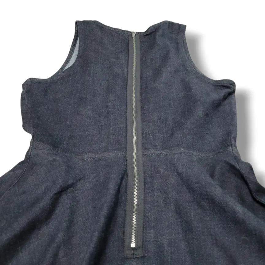 Gap Dress Size 6 Gap Denim Dress Gap Fit And Flare Dress Sleeveless A-line Dress - Image 5